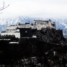 <p>A hilltop fortress on a winter morning.<br /></p>