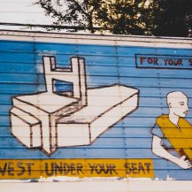 <p>An esoteric message painted on the side of a truck in São Paulo, Brazil.</p>