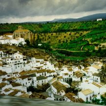 <p>A view over Setenil de las Bodegas, one of Andalusia's white hill towns. <br /></p>