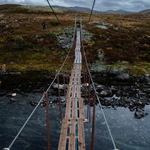 <p>A bridge along the hike from Upsete to Flåm, in central Norway. It had a nice bounce to it. <br /></p>