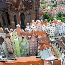 <p>From the perspective of the Town Hall's tower, Gdansk's historic centre almost appears to be made up of toy houses.<br /></p>