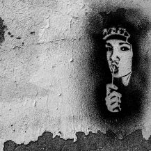 <p>A stencil in Moscow.</p>