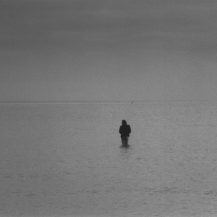 <p>A woman enjoys a moment of calm in the waters off Montevideo.<br /></p>